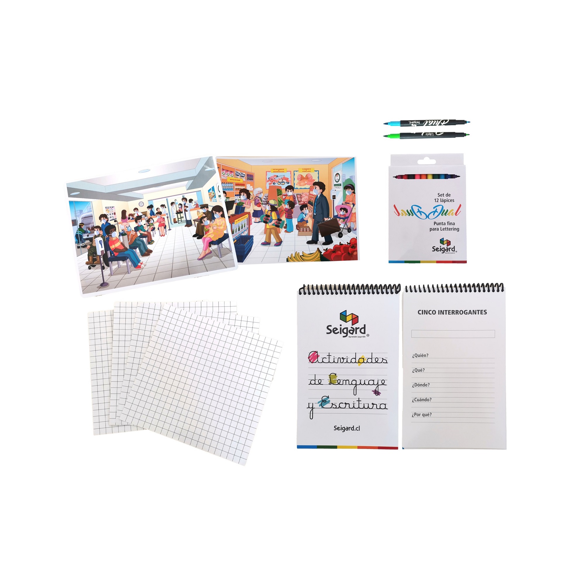 Seigard - Juego Escribiendo Y Descubriendo