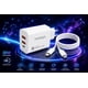 thumbnail image 3 of Cargador Rápido 38w 3 Puertos Y Cable Compatible Con iPhone, 3 of 5