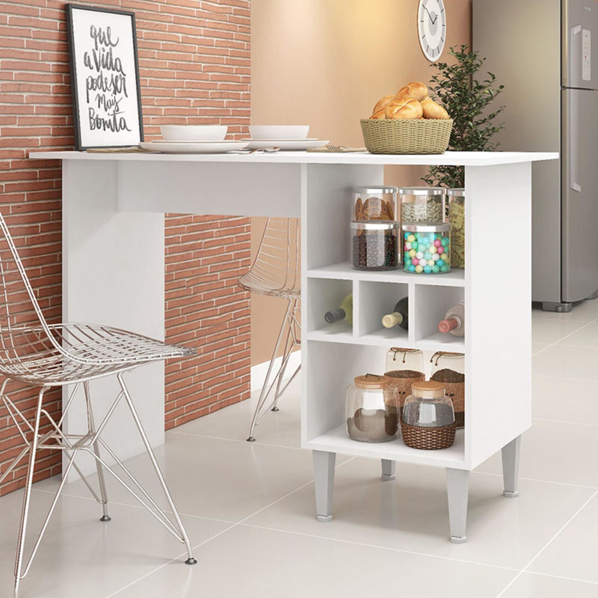 Mueble New isla color Blanco 85x60x120cm