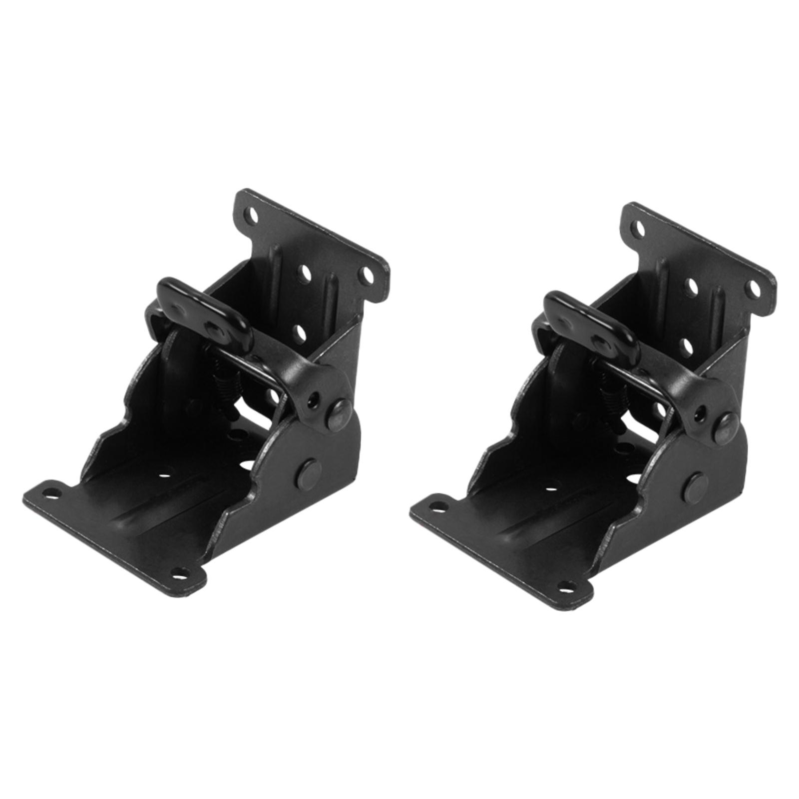 Bothyi - 2X Bisagra De Muebles De Bisagra De Bloqueo Para Muebles Para Muebles Sillas De Banco De Trabajo Negro