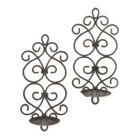 Accent Plus - Juego De 2 Apliques De Pared Zingz And Thingz Scrollwork