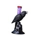 thumbnail image 1 of Lámpara De Escritorio De Cuervo De Luz De Vela De Halloween Para Decoración De Celebración De Vacaciones De Festival Púrpura, 1 of 3