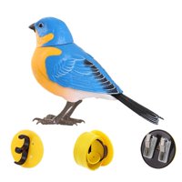 Magideal - Juguete Electrónico Interactivo Para Pájaros Para Niños Con Características Realistas , Azulejo