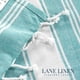 thumbnail image 4 of Toalla de playa LANE LINEN de gran tamaño, paquete de 4 unidades, 39 x 71 cm, color verde cazador, 4 of 9