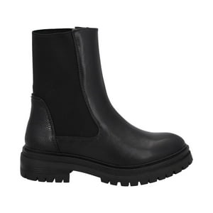 Botin Mujer Negro Plataforma Tasi Police