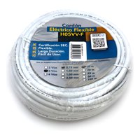 Cable Cordón Eléctrico Sil Flexible 3X0,75Mm2 10M Blanco Sec - Blanco