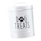 thumbnail image 5 of Contenedor De Almacenamiento De Comida Para Perros, Portátil, Sellado, Asa De Metal Resistente, Frasco Para Mascotas De 54 Oz, Blanco, 5 of 5