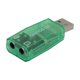 thumbnail image 2 of USBSND Adaptador Sonido USB-AM 2-3,5mm-H 1-in 1-out Audio, 2 of 4