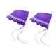 thumbnail image 1 of 2 Uds Accesorio De Verano Para Mascotas, Gorro Transpirable Con Cordones Para Perro, Color Violeta, 1 of 5