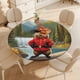 thumbnail image 4 of Mantel Redondo Ajustado Desmarcar Diseño Castor 120cm, 4 of 6