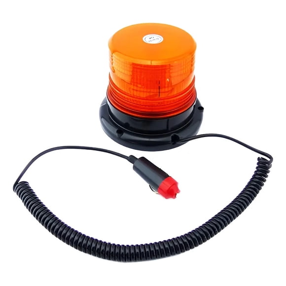 BALIZA LED AMARILLA ESTROBOSCOPICA IMANTADA AUTO CAMIONETA GRUA
