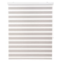 Chantilly - Cortina Duo Con Cenefa Premium 120X240Cm Color Gris Plata