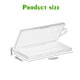 thumbnail image 4 of Caja de almacenamiento transparente rectangular con tapa, caja de polipropileno, caja de embalaje de plástico transparente de 150 mm de largo., 4 of 5