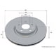 thumbnail image 2 of Disco Freno para auto Volvo V90 2017-2023 Delantero, 2 of 4