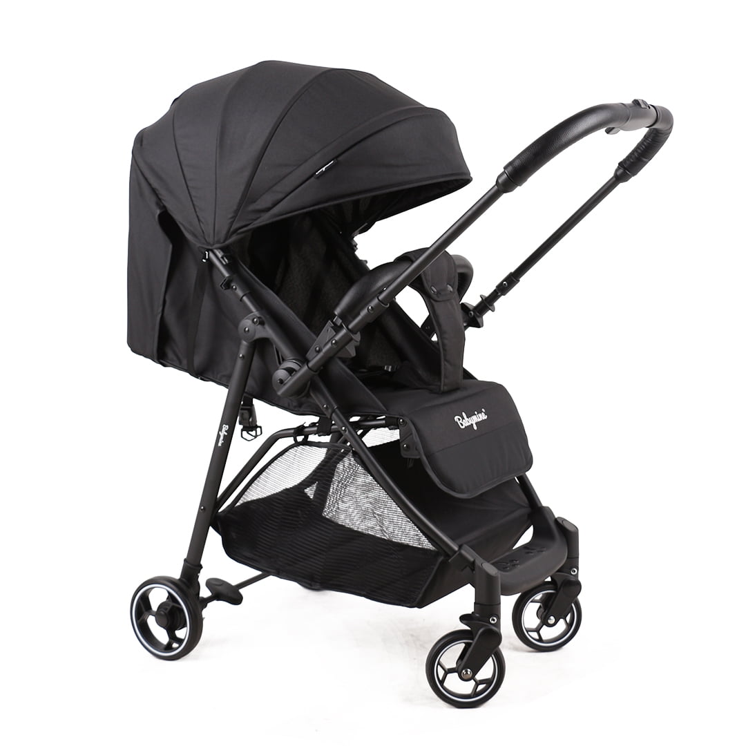 Babymine - Coche De Paseo - Reversible High Negro