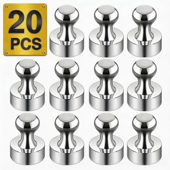Imanes Tiergrade 20 piezas plata multiuso