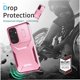 thumbnail image 2 of Funda Resistente para Samsung Galaxy S24 Plus con Tapa Deslizante y Protección Militar Rosa, 2 of 6