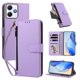 thumbnail image 2 of Funda con Billetera para [Xiaomi Redmi 12 4G/5G] con Bolsillo Zipper y Tarjetero Morado claro, 2 of 6