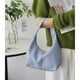 thumbnail image 3 of Cartera De Cuero Azul, 3 of 6