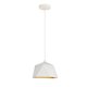 thumbnail image 1 of Lámpara Colgante Living District Arden Blanca Escarchada con Dorado, 1 of 6