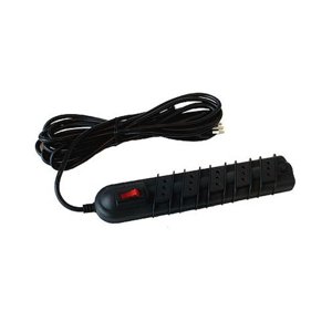 Rema - Alargador Con Luz Piloto 5 Posiciones 5 Metros Negro