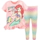 thumbnail image 1 of Conjunto para Niñas Disney Ariel Remera y Leggings Rosa 10-12 años, 1 of 8