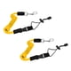 thumbnail image 3 of 2 piezas de seguridad de kayak paleta de leash de pesca de varilla de cuerda en espiral cordón amarillo, 3 of 3
