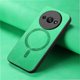 thumbnail image 2 of Magnetic Slim Case for Xiaomi Redmi A3 with Camera Guard & Anti-Scratch Back Green, 2 of 6