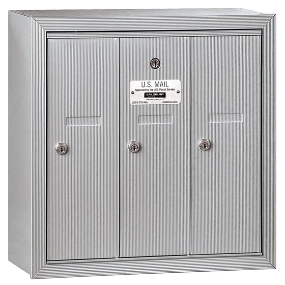 Mailbox Salsbury Industries 3503ASP de aluminio montado en superficie