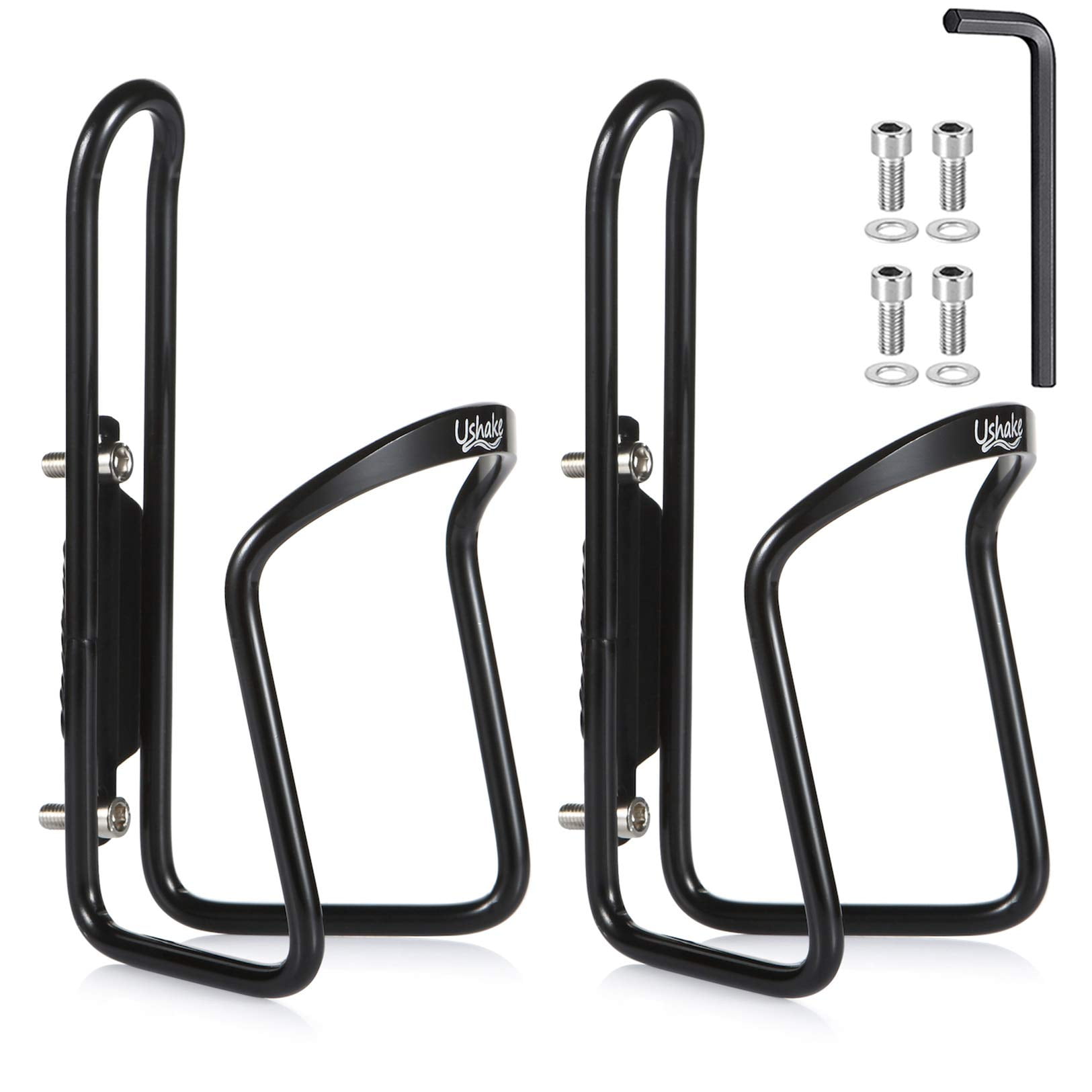 Portabidones Para Botellas De Agua Ushake Basic Mtb De Aleación De Aluminio (paquete De 2)