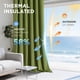 thumbnail image 5 of Cortinas Joydeco de terciopelo verde musgo, opacas térmicas, 132 x 244 cm, 5 of 9