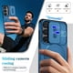 thumbnail image 5 of Funda para Samsung Galaxy S24+ 5G / S25+ 5G 6.7" con Soporte Plegable Invisible, Carga Inalámbrica Magnética MagSafe, Carcasa Deslizante para Cámara, Funda Protectora Resistente a Golpes y Caídas, Az, 5 of 10