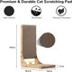thumbnail image 3 of FUKUMARU Cat Scratcher, 18.9 Inch L-Shaped Cat Scratch Pad for Cats, 3 of 3