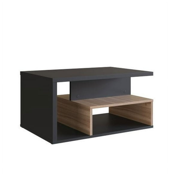 Mesa De Centro B92 Negro Castaño Moveli