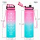 thumbnail image 3 of Botella Enerbone 900 ml con pajilla rosa‑verde, a prueba de fugas, 3 of 7