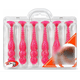 thumbnail image 3 of Kit Reins Fat Rockvibe Shad 4” Color Rosa Limón Pollo + 2 Jigs 21 g 4/0, 3 of 4