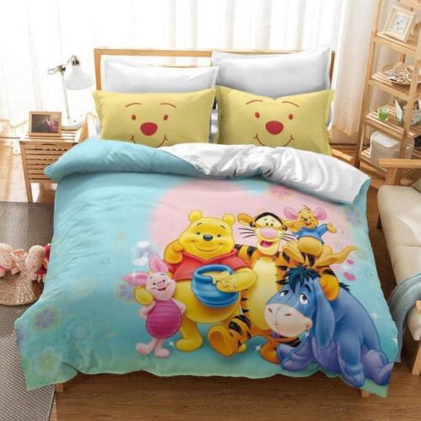 Cartoon Bear Kids Gift 0 BP3 Quilt Duvet Cover Set Pillowcase Soft3-Piece Bedding Set