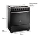 thumbnail image 2 of Cocina a Gas 6 Platos Horno Vapor y Parrilla Pletina FM6SPC Negra, 2 of 16