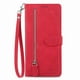 thumbnail image 1 of Flower Leather Phone Case With Zipper Lanyard Storage Bag &Flip Fashion Wallet For Samsung Galaxy Note 20 S20 S21 S22 Plus Ultra S20 S21 FE, 1 of 3