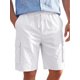 thumbnail image 1 of INSPIRE CHIC Pantalones Cortos Cargo de Hombre Casuales y Ligeros con Cintura Elástica con Cordón y Múltiples Bolsillos M Blanco, 1 of 5