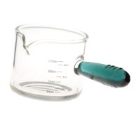 Bothyi - Vasos Para Café Expreso, Taza Medidora De Café Con Asa, Jarra Para Medida De Barista, Mango Verde Y L