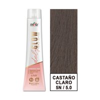 Itely Hair Fashion - Tintura Permanente Sin Amoniaco Delyglow 100Ml (Castaño Claro 5.0 5N)