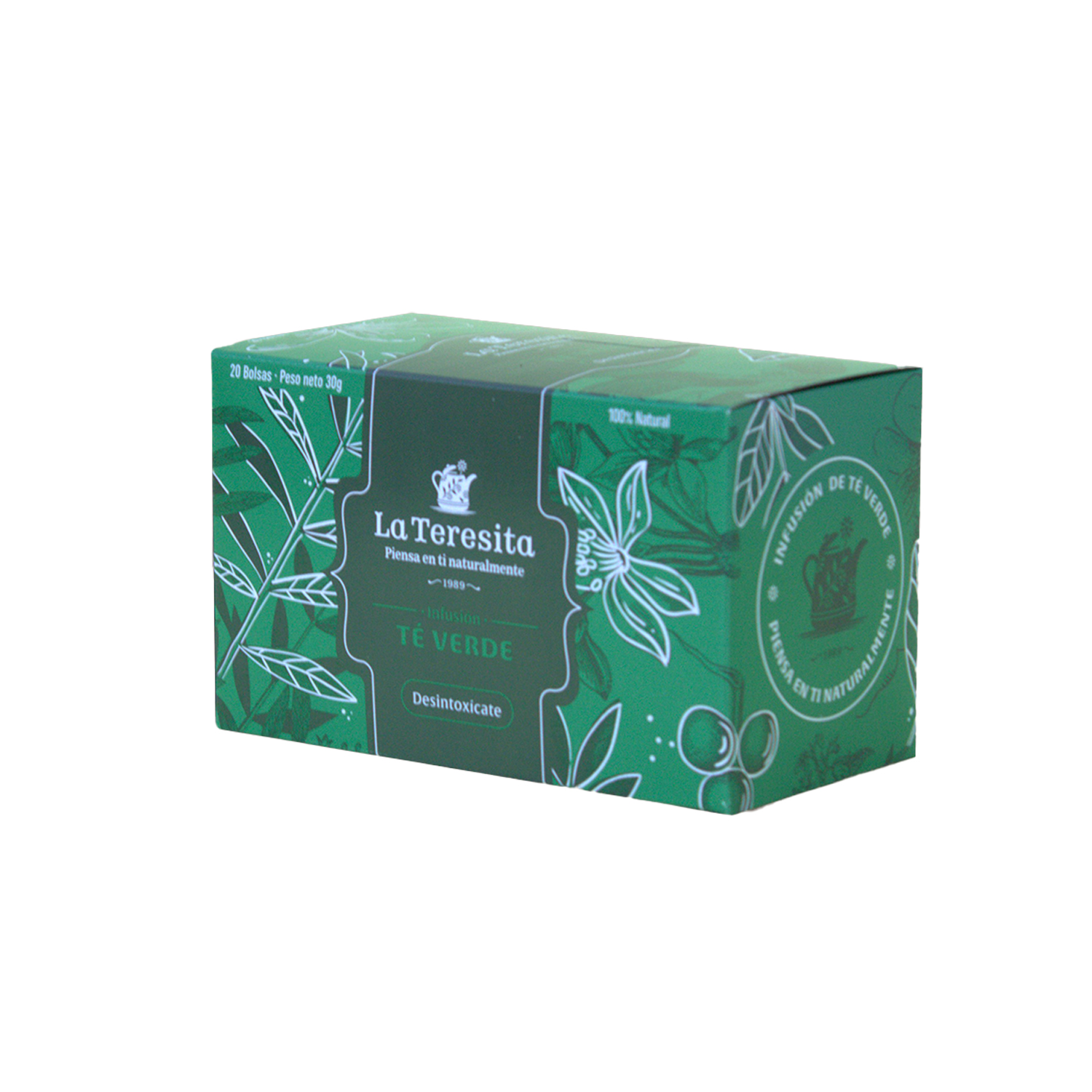 Té Verde Premium La Teresita 20 Bolsitas