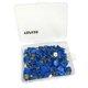 thumbnail image 1 of Chinchetas VAPKER 200 PCS Cabeza Redonda de Plástico Azul, 1 of 7