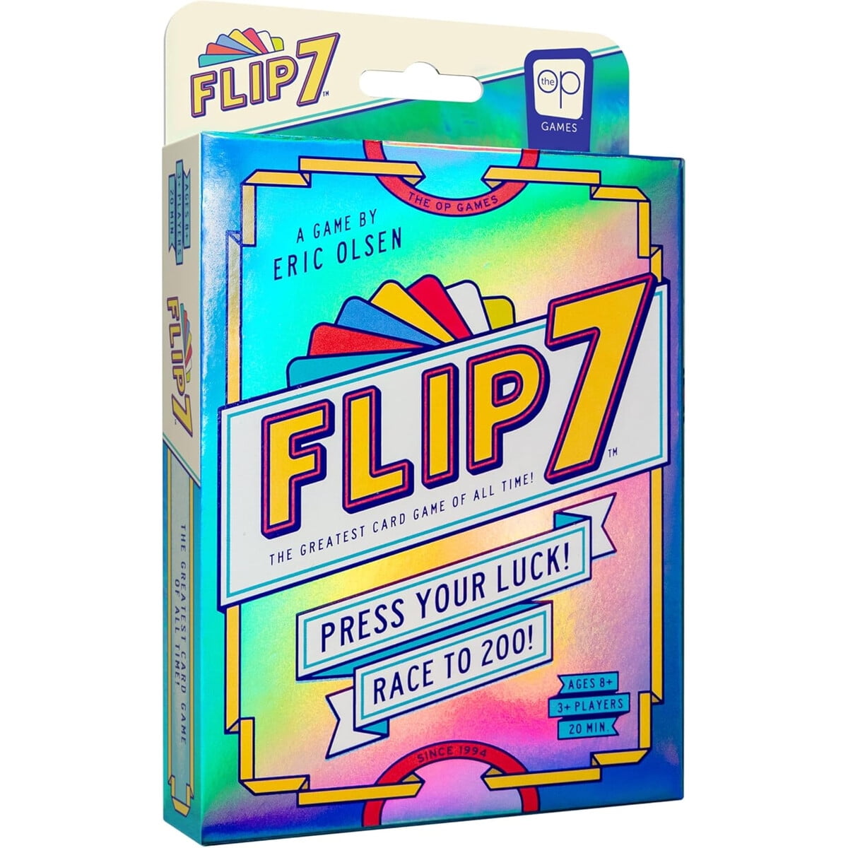 Juego De Cartas Usaopoly Flip 7 Press Your Luck 3 Jugadores