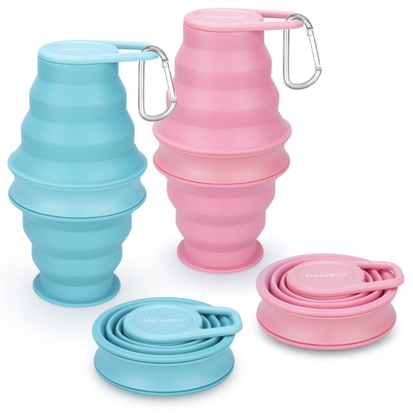 Botellas Nefeeko Plegables 2 Unidades, Sin BPA
