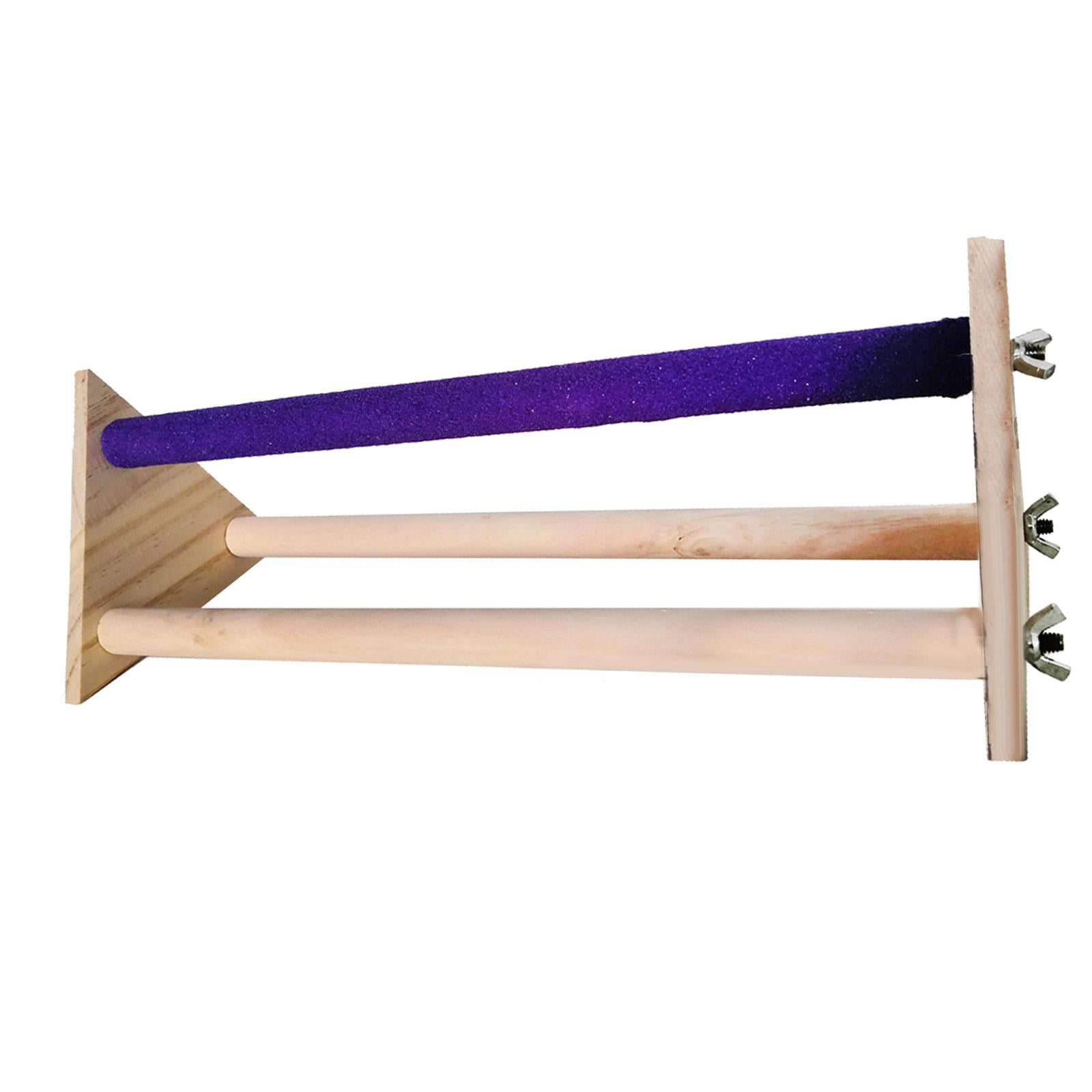 Soporte De Madera Juguete De Gallina Juguete De Percha De Pájaro Juguete De Masticar Juguete Para Gallinas Loro Guacamayo B