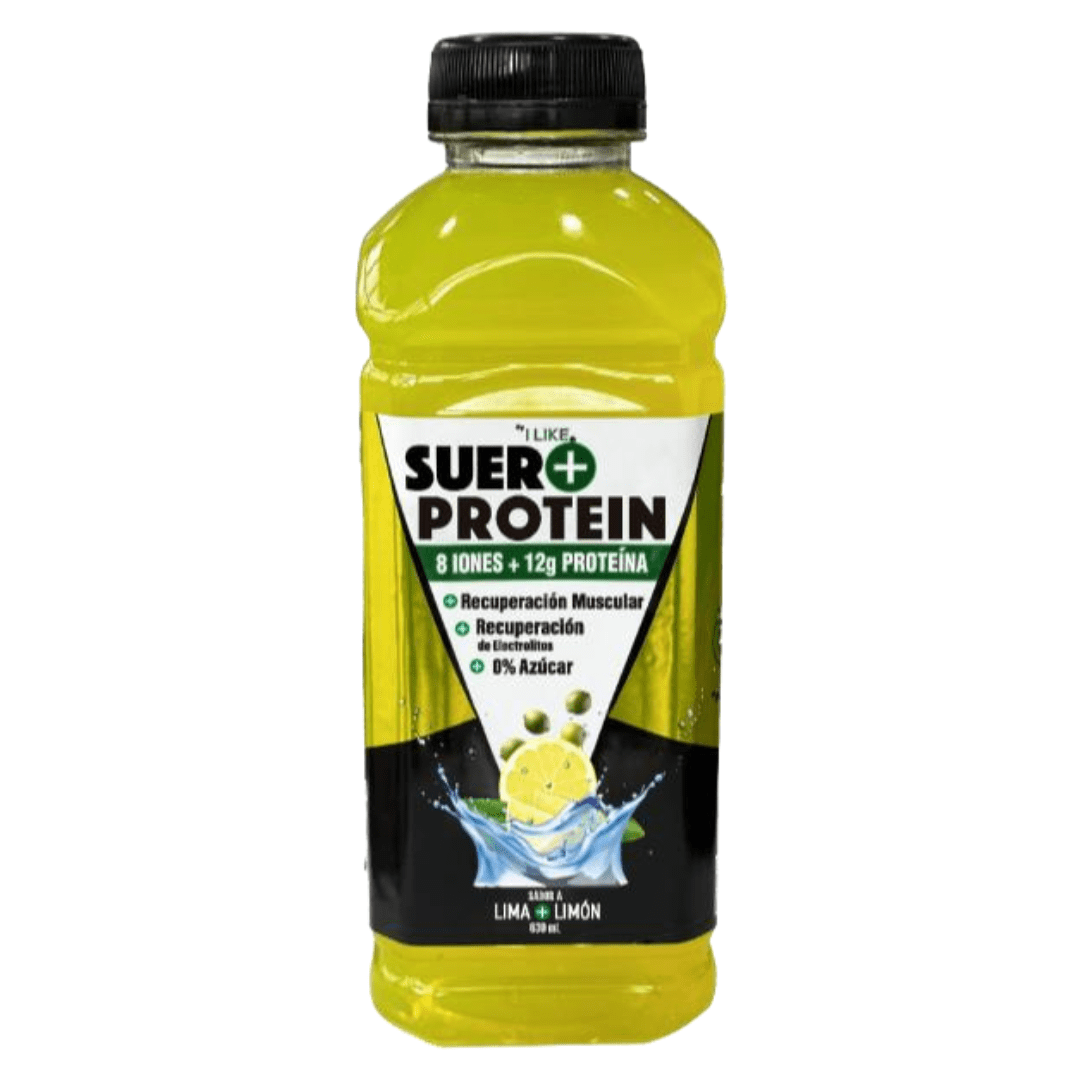 Pazvit - Bebida Hidratante Suero Lima Limón 8 Iones + 12g Proteína 630ml