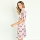 thumbnail image 3 of Bata de Mujer Mini Satin Rosado Estampado, 3 of 4