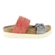 thumbnail image 1 of Sandalia Exs Pompón Cuero Rosa, 1 of 5